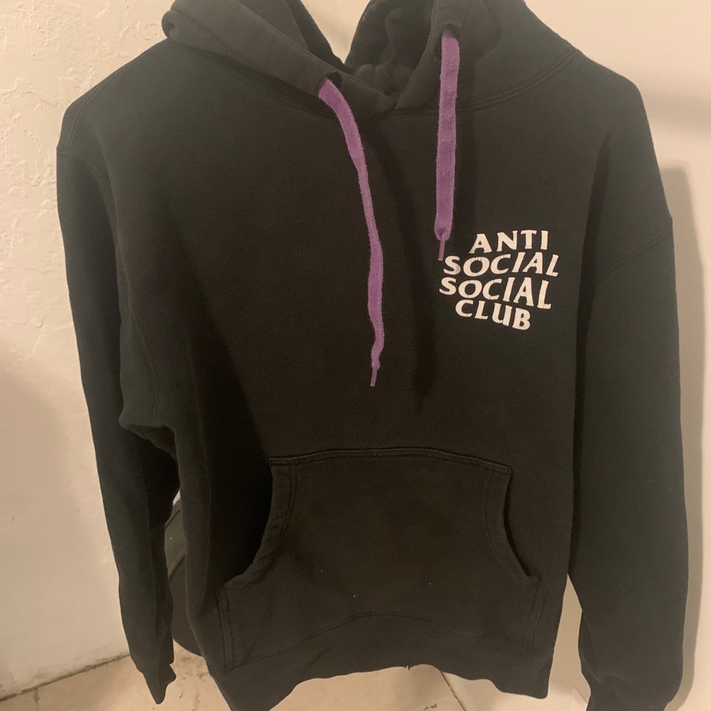 anti social social club mind games hoodie